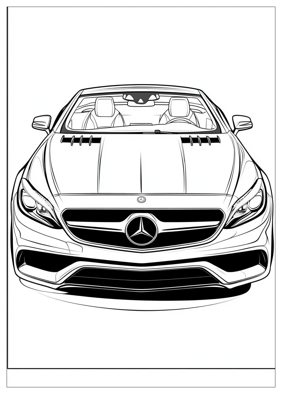 Kolorowanki Do Druku Mercedes Benz 15