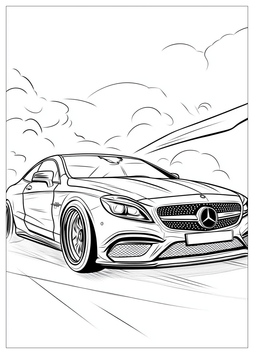 Kolorowanki Do Druku Mercedes Benz 17