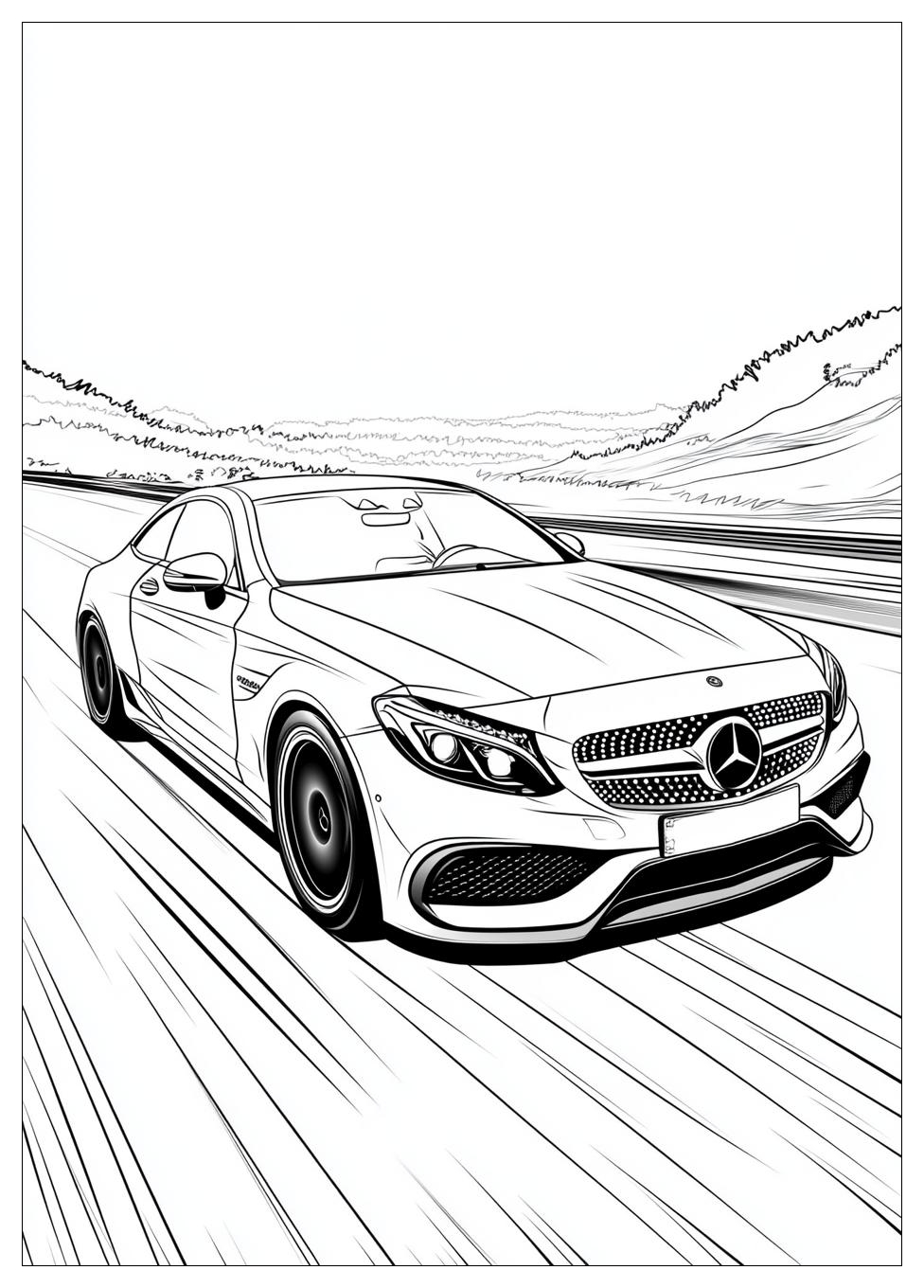 Kolorowanki Do Druku Mercedes Benz 2