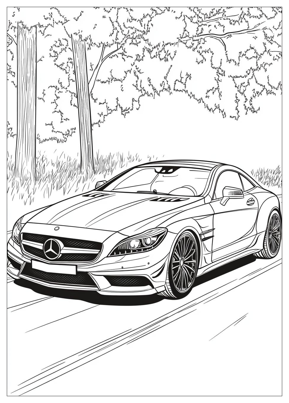 Kolorowanki Do Druku Mercedes Benz 3