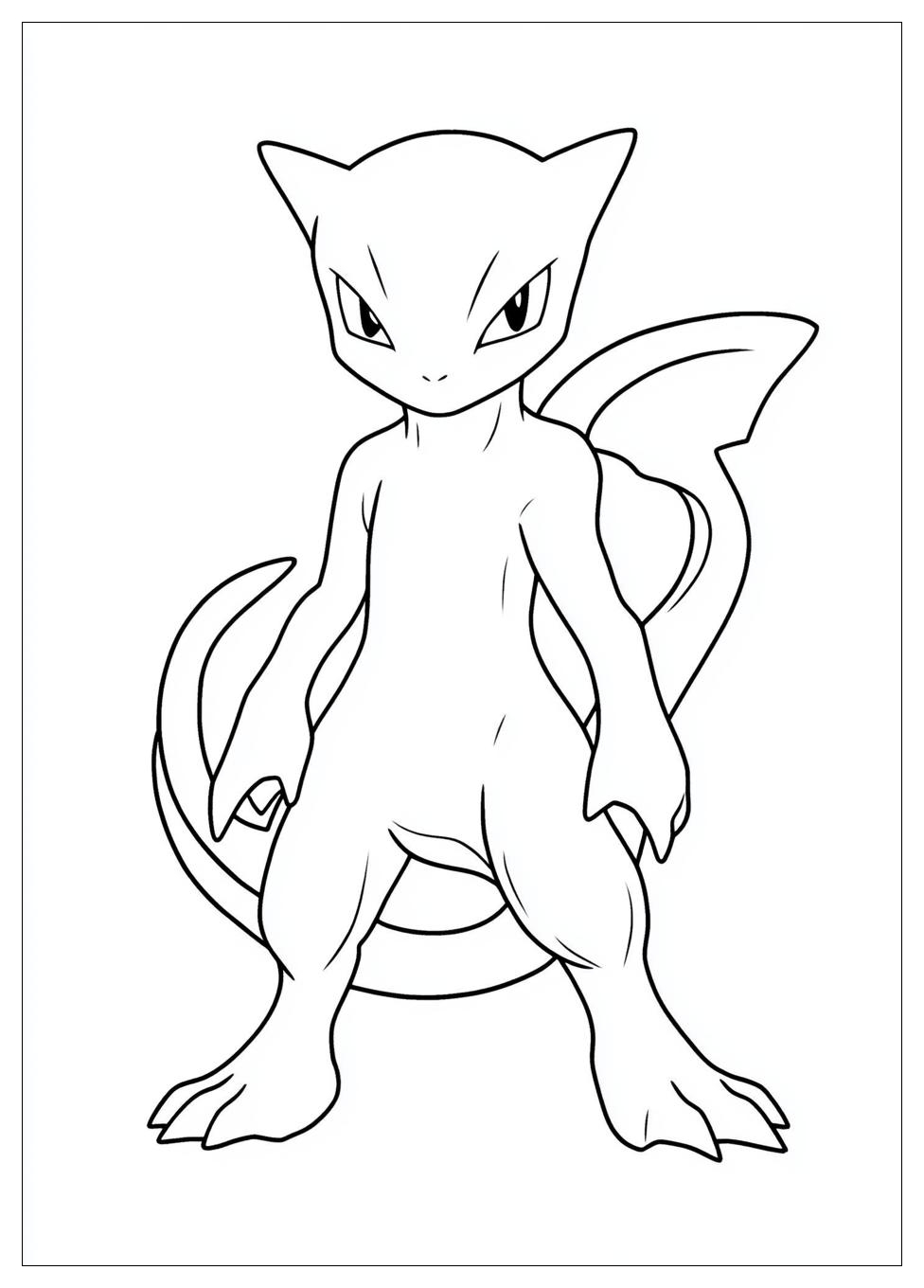 Kolorowanki Do Druku Mewtwo 13