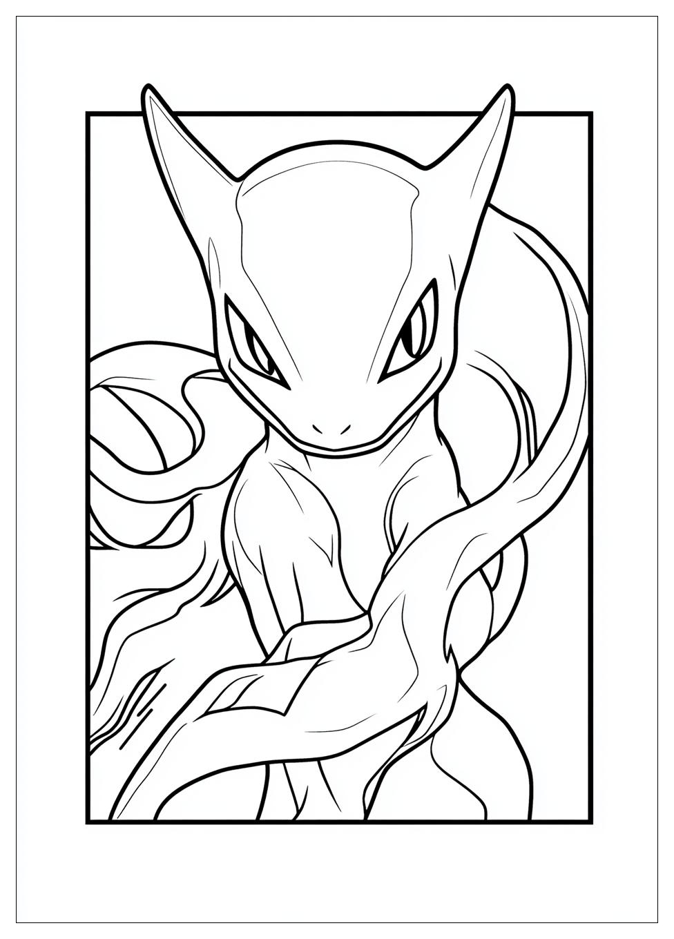 Kolorowanki Do Druku Mewtwo 14