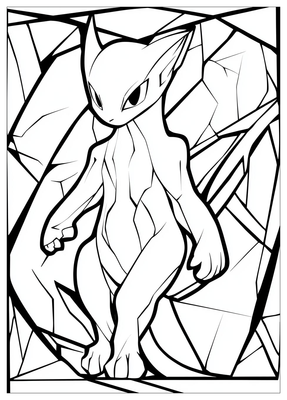 Kolorowanki Do Druku Mewtwo 15