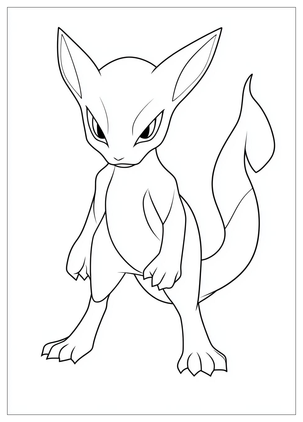 Kolorowanki Do Druku Mewtwo 2
