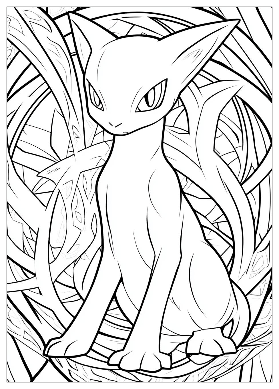 Kolorowanki Do Druku Mewtwo 20
