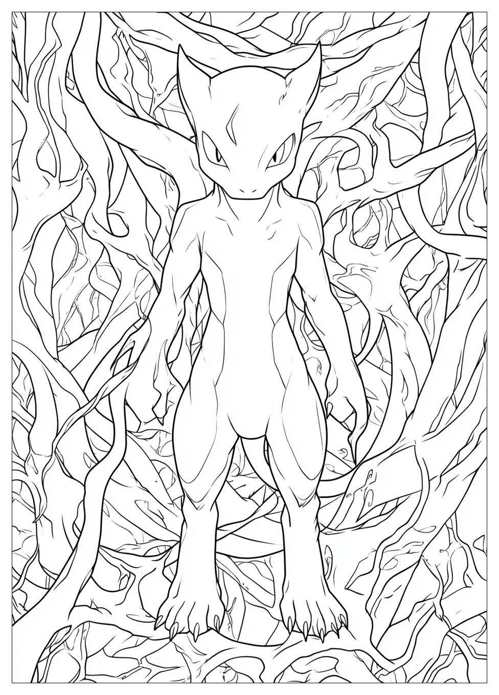 Kolorowanki Do Druku Mewtwo 5