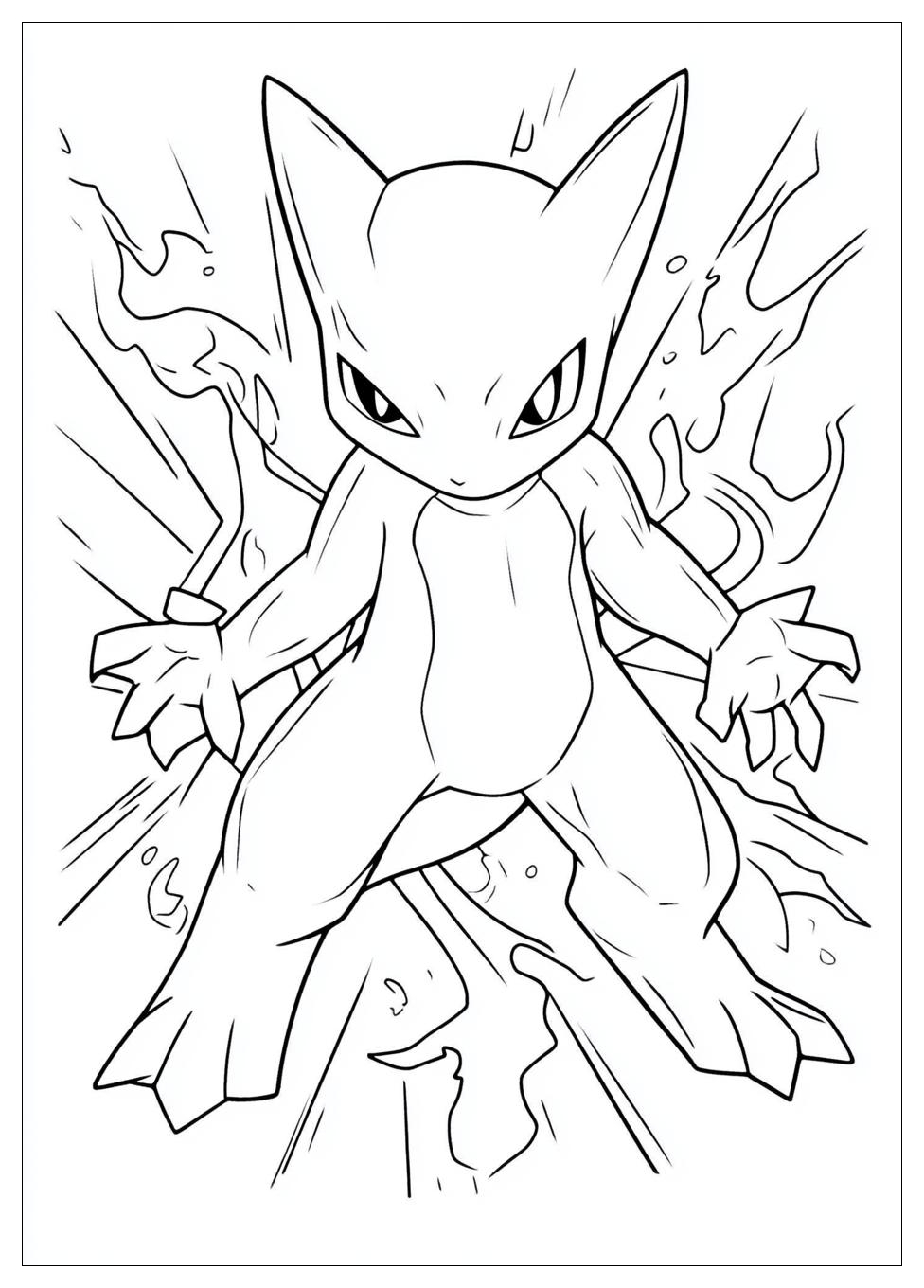 Kolorowanki Do Druku Mewtwo 7