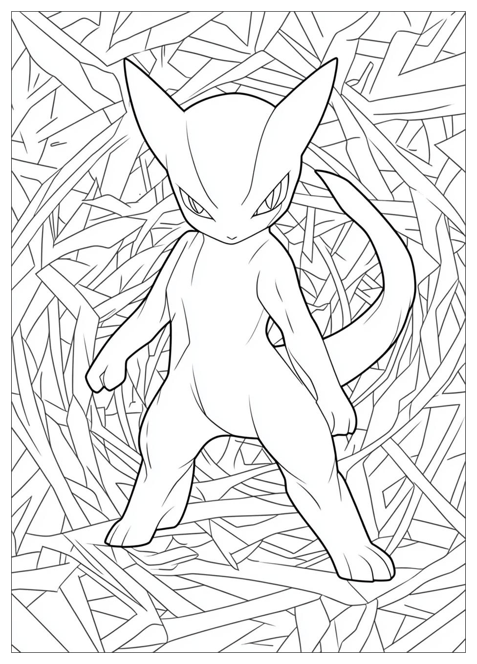 Kolorowanki Do Druku Mewtwo 8