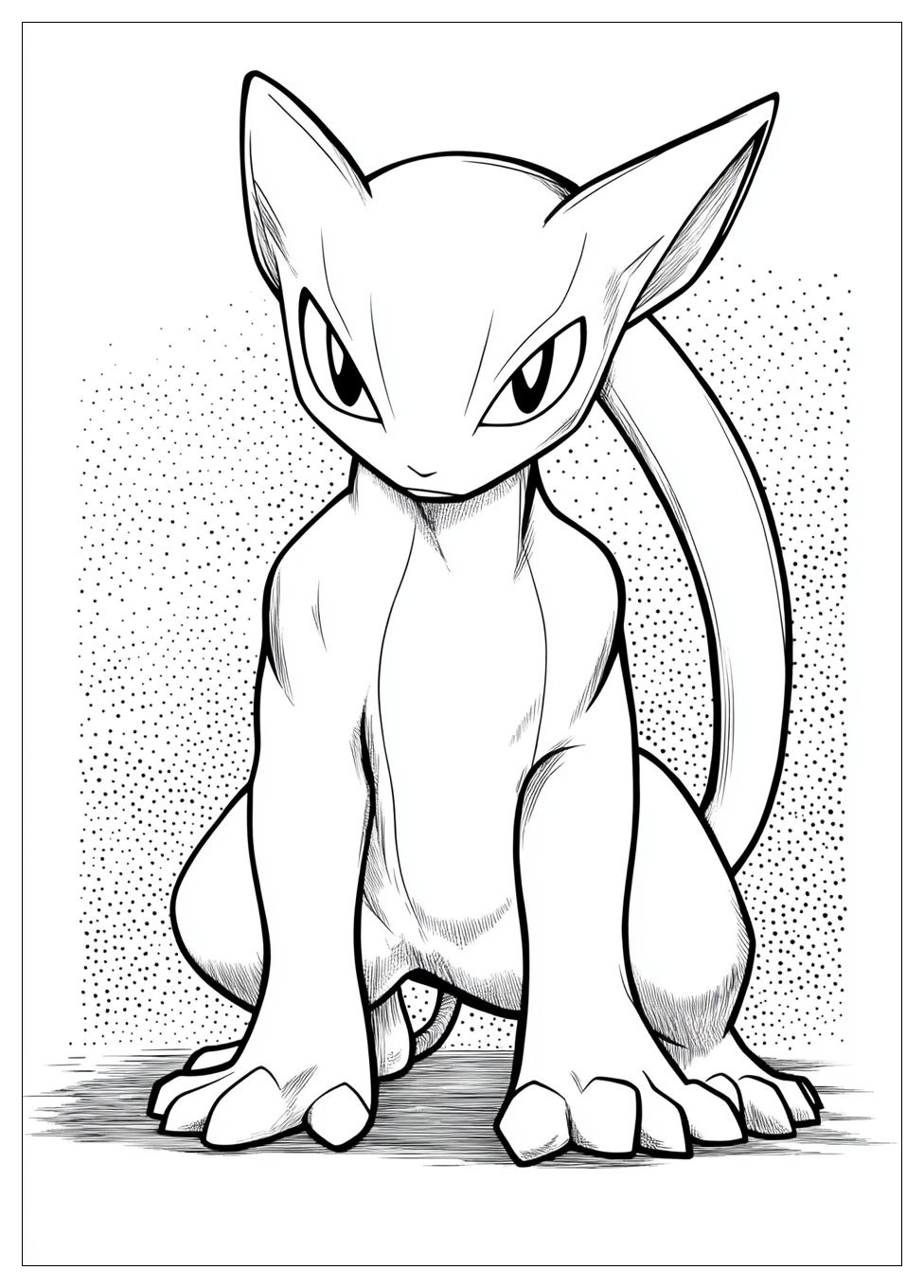 Kolorowanki Do Druku Mewtwo 9