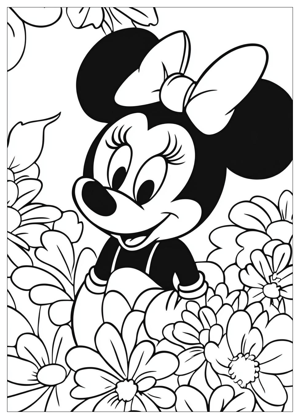 Kolorowanki Do Druku Minnie Mouse 1