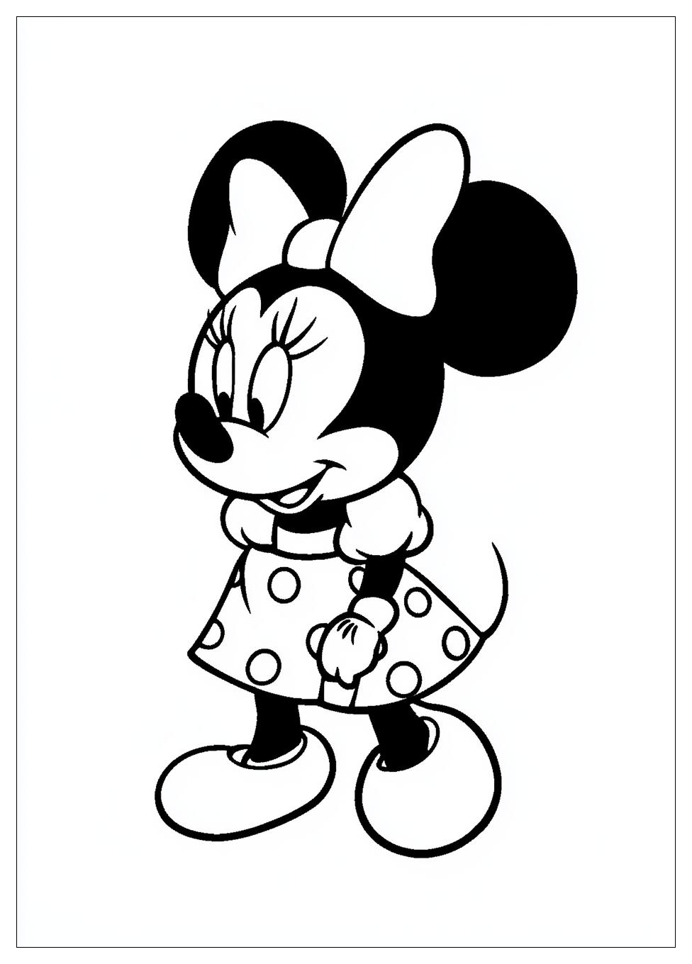 Kolorowanki Do Druku Minnie Mouse 10