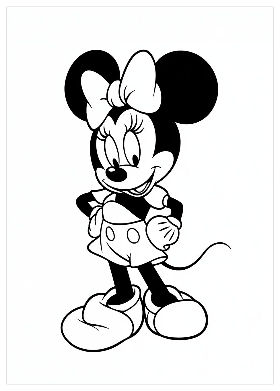 Kolorowanki Do Druku Minnie Mouse 12