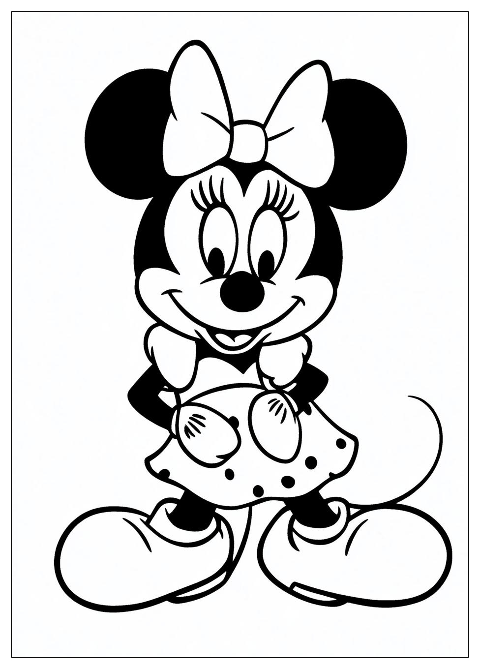 Kolorowanki Do Druku Minnie Mouse 13
