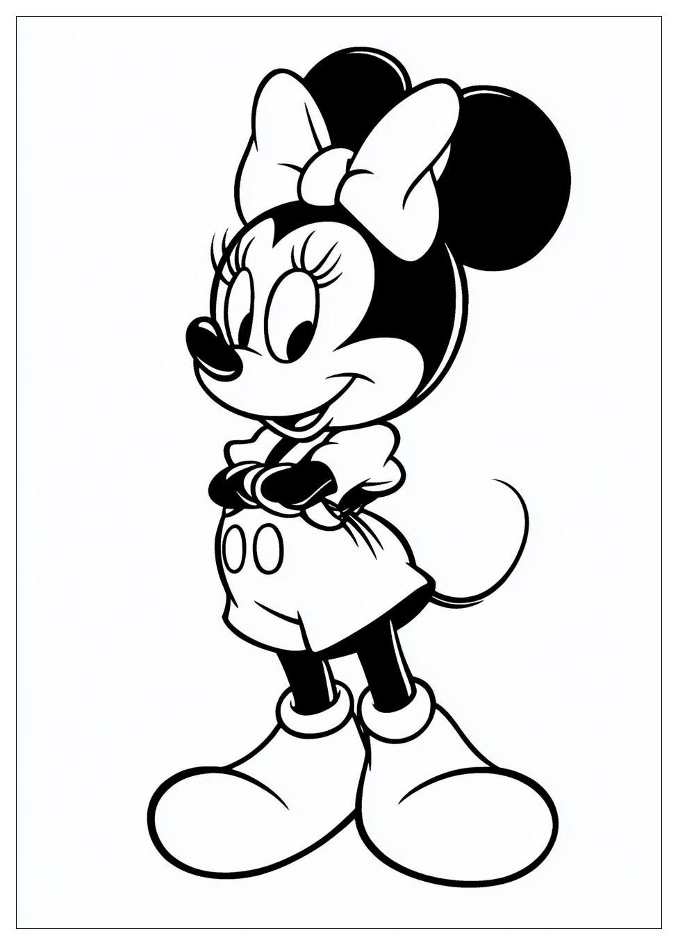 Kolorowanki Do Druku Minnie Mouse 14