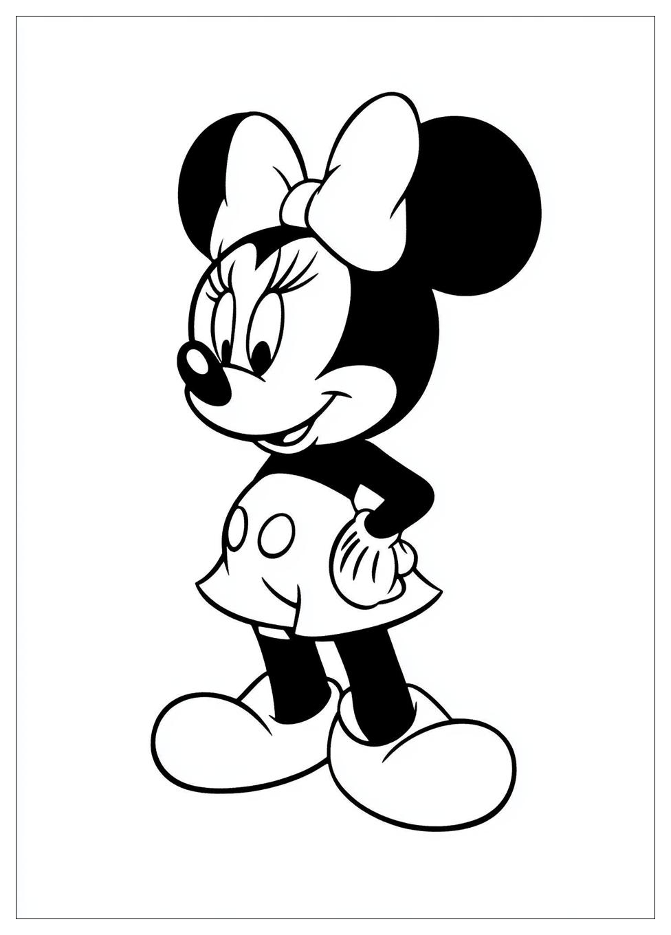Kolorowanki Do Druku Minnie Mouse 15