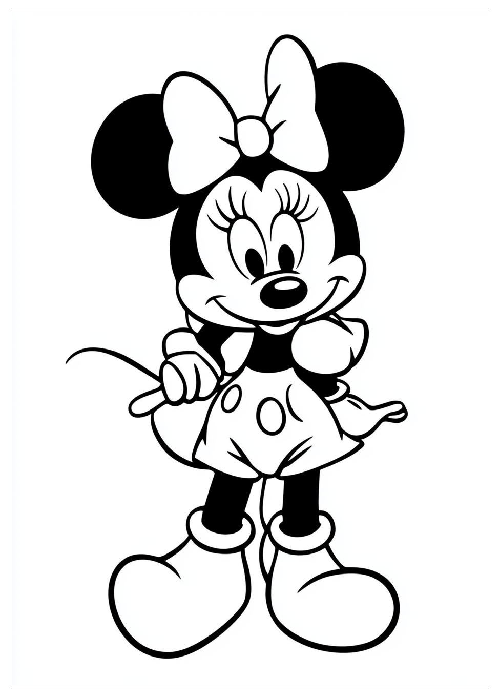 Kolorowanki Do Druku Minnie Mouse 16