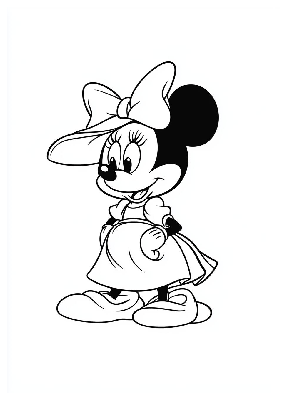 Kolorowanki Do Druku Minnie Mouse 17