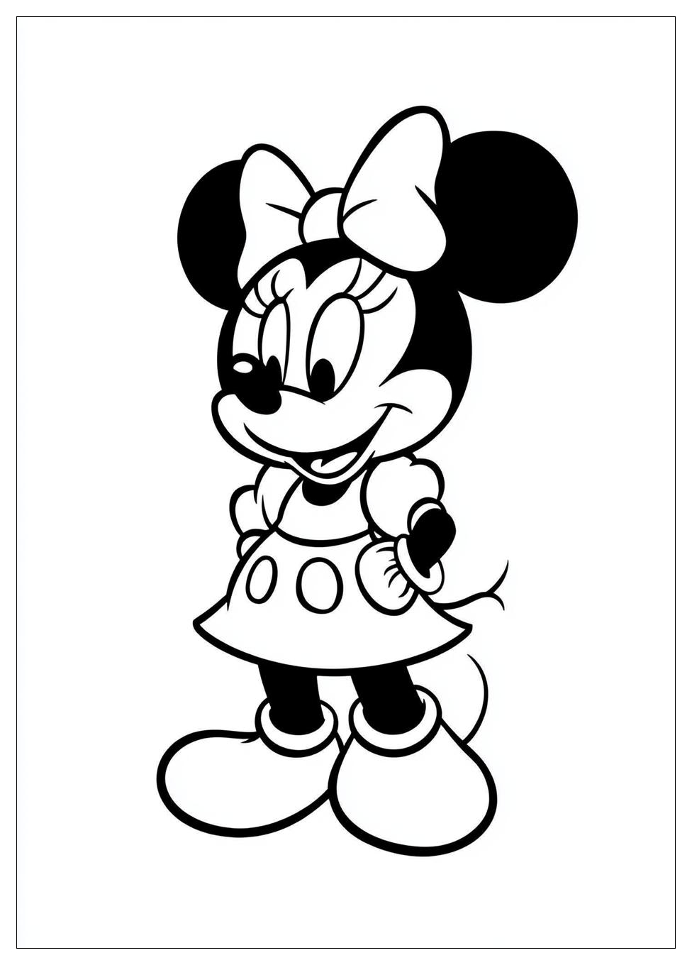 Kolorowanki Do Druku Minnie Mouse 18