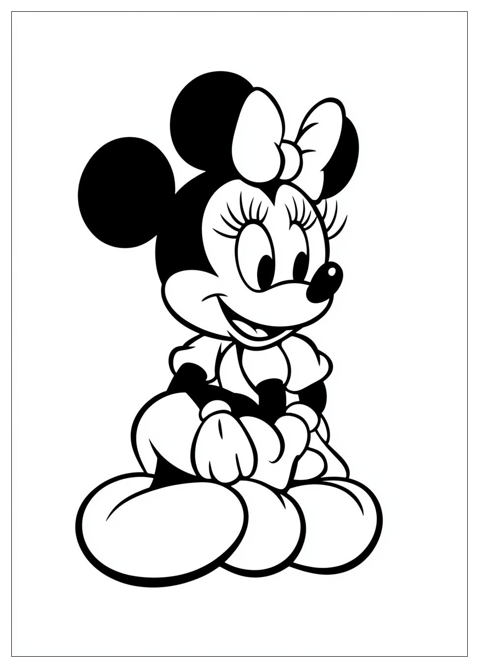 Kolorowanki Do Druku Minnie Mouse 19