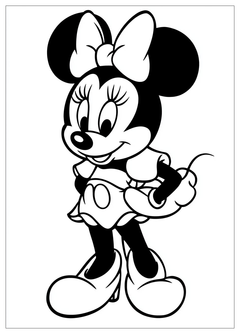 Kolorowanki Do Druku Minnie Mouse 20