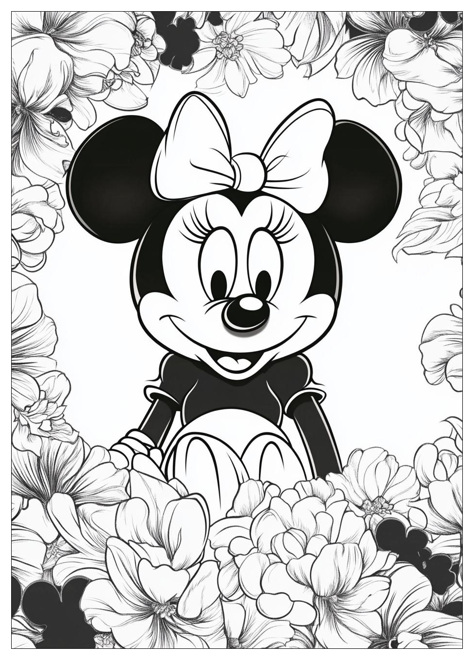 Kolorowanki Do Druku Minnie Mouse 22
