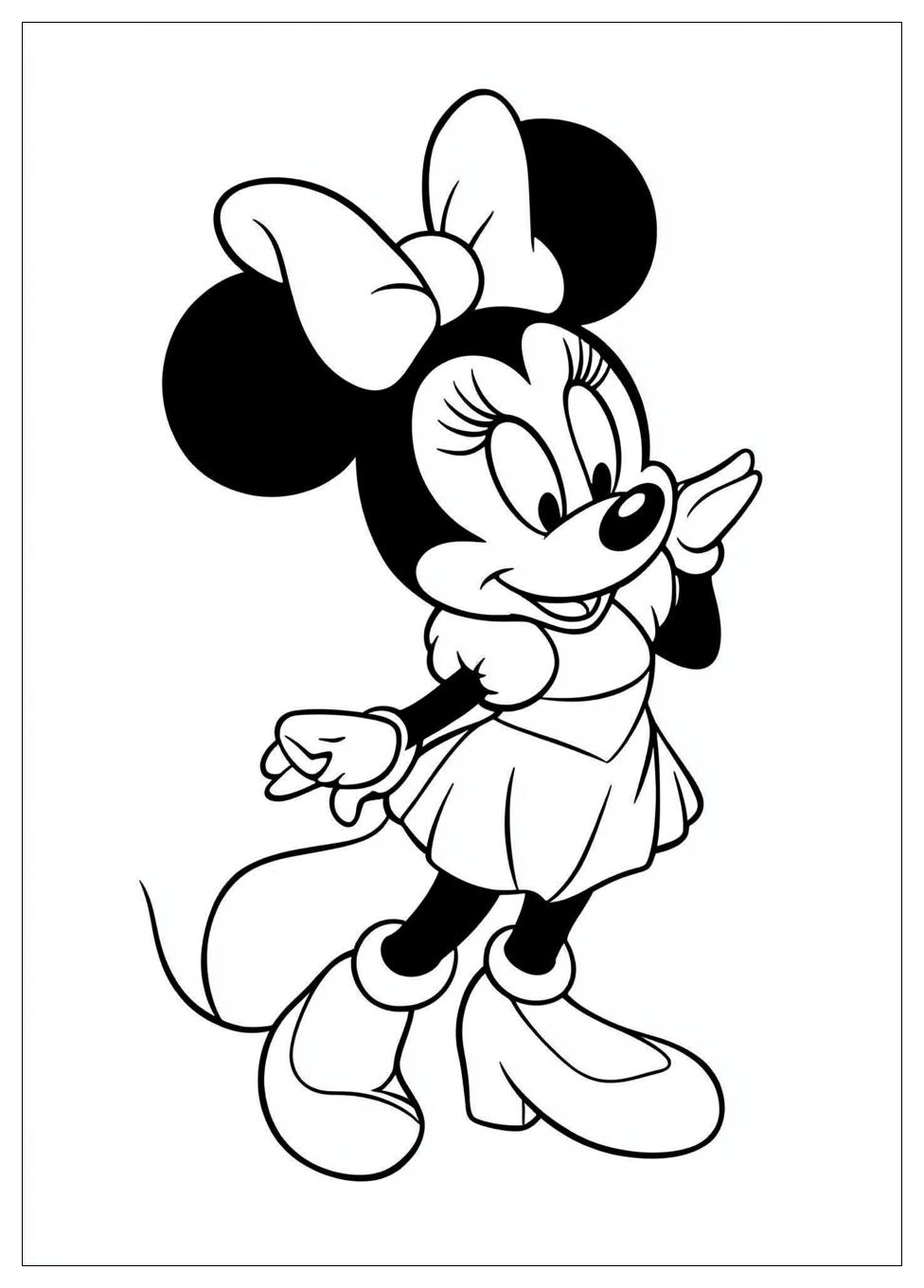 Kolorowanki Do Druku Minnie Mouse 3