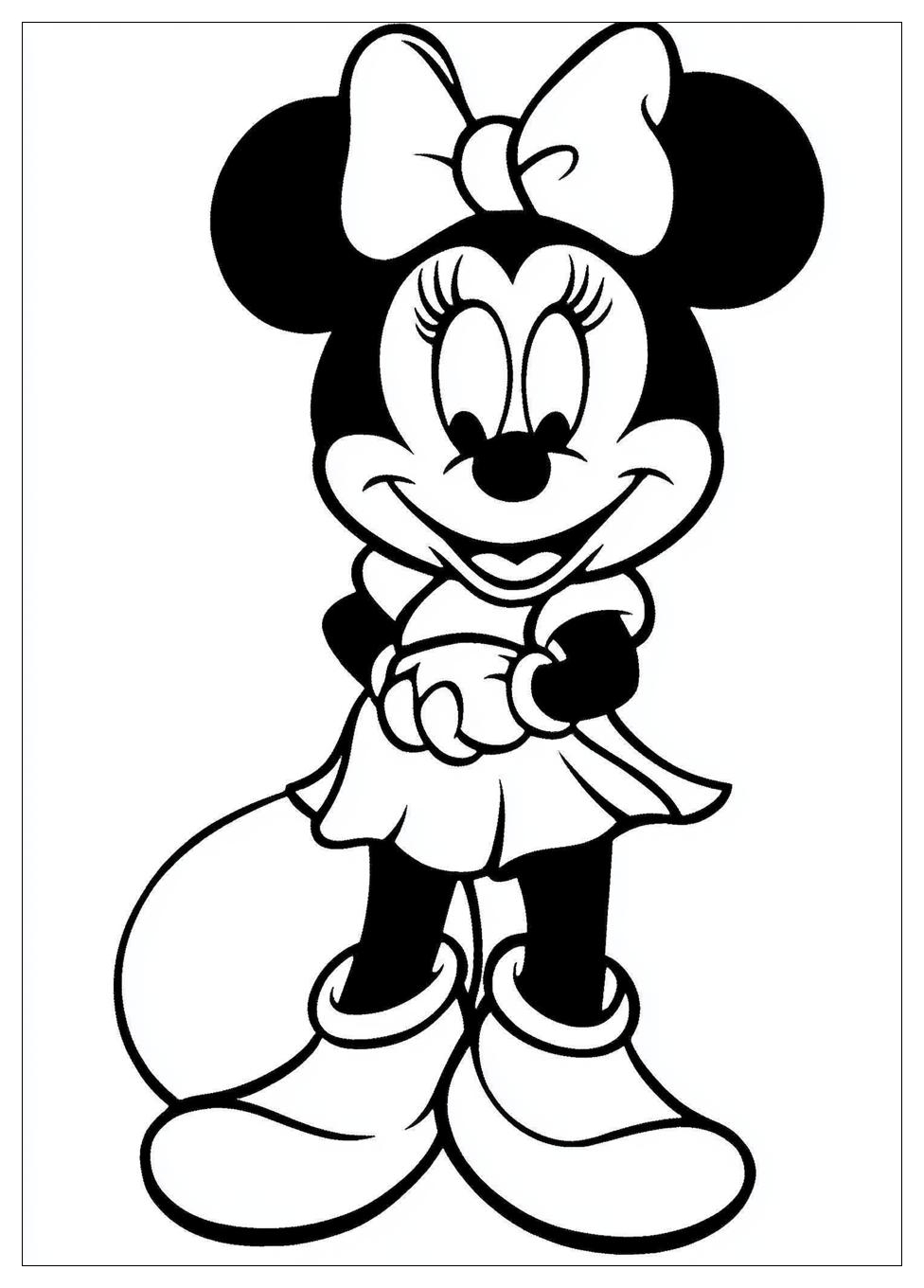 Kolorowanki Do Druku Minnie Mouse 4