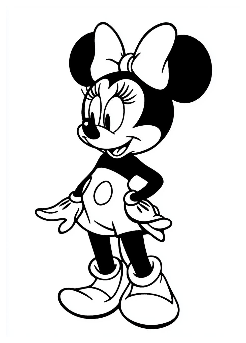 Kolorowanki Do Druku Minnie Mouse 5