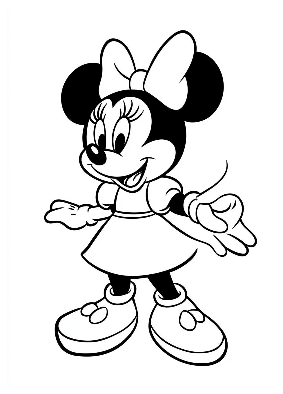 Kolorowanki Do Druku Minnie Mouse 6