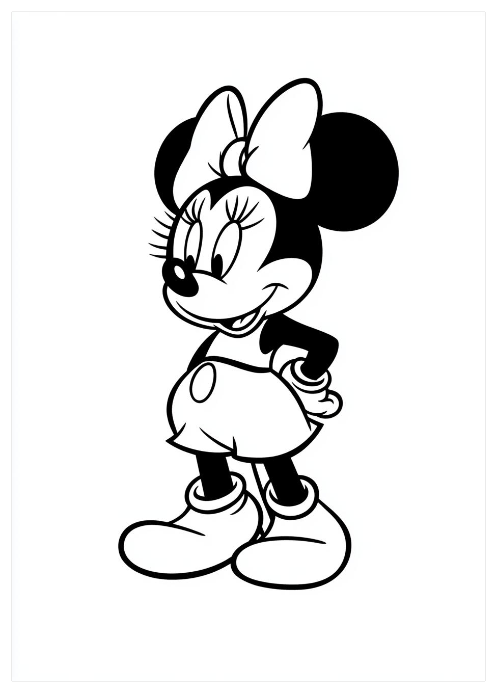 Kolorowanki Do Druku Minnie Mouse 7