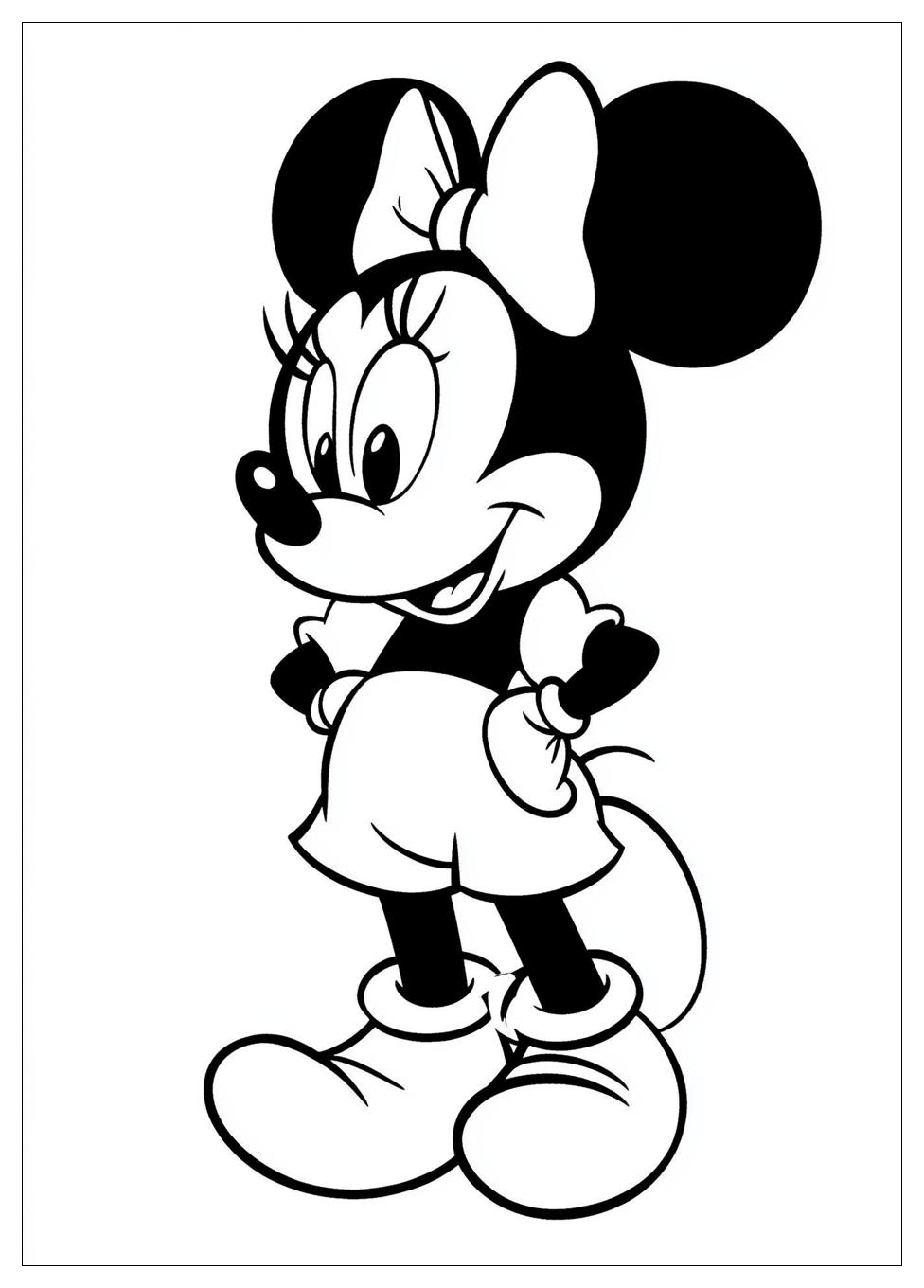 Kolorowanki Do Druku Minnie Mouse 8