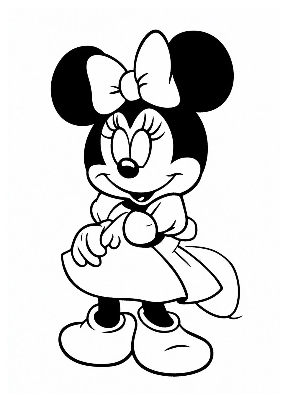 Kolorowanki Do Druku Minnie Mouse 9
