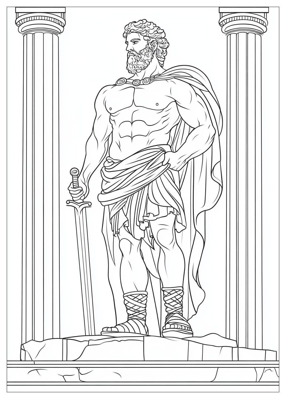 Kolorowanki Do Druku Mitologia Grecka 5