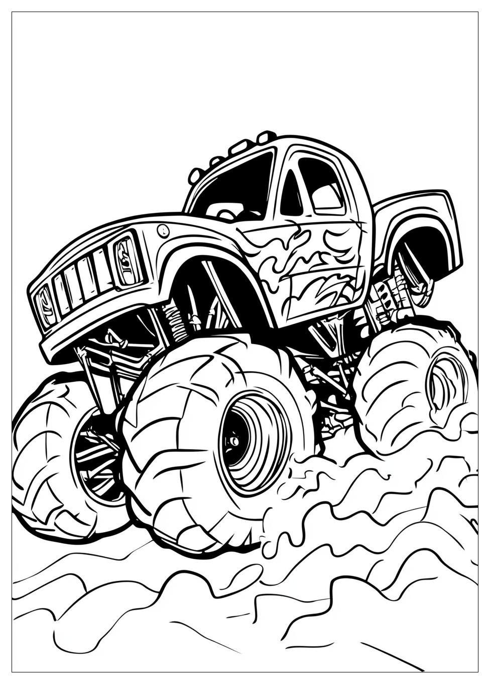 Kolorowanki Do Druku Monster Jam 10