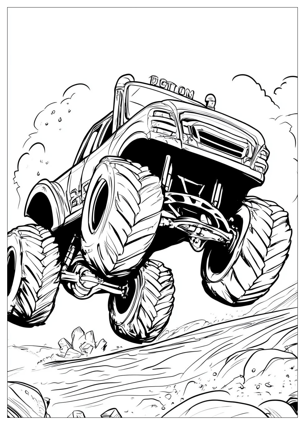 Kolorowanki Do Druku Monster Jam 19