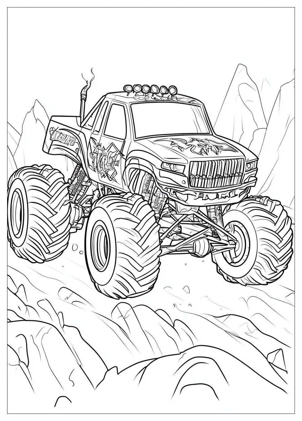 Kolorowanki Do Druku Monster Jam 24