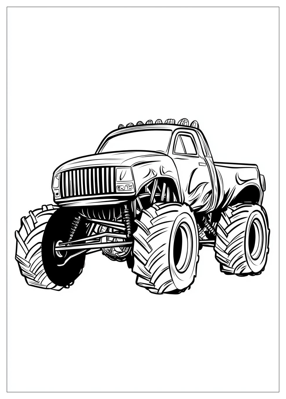 Kolorowanki Do Druku Monster Jam 8
