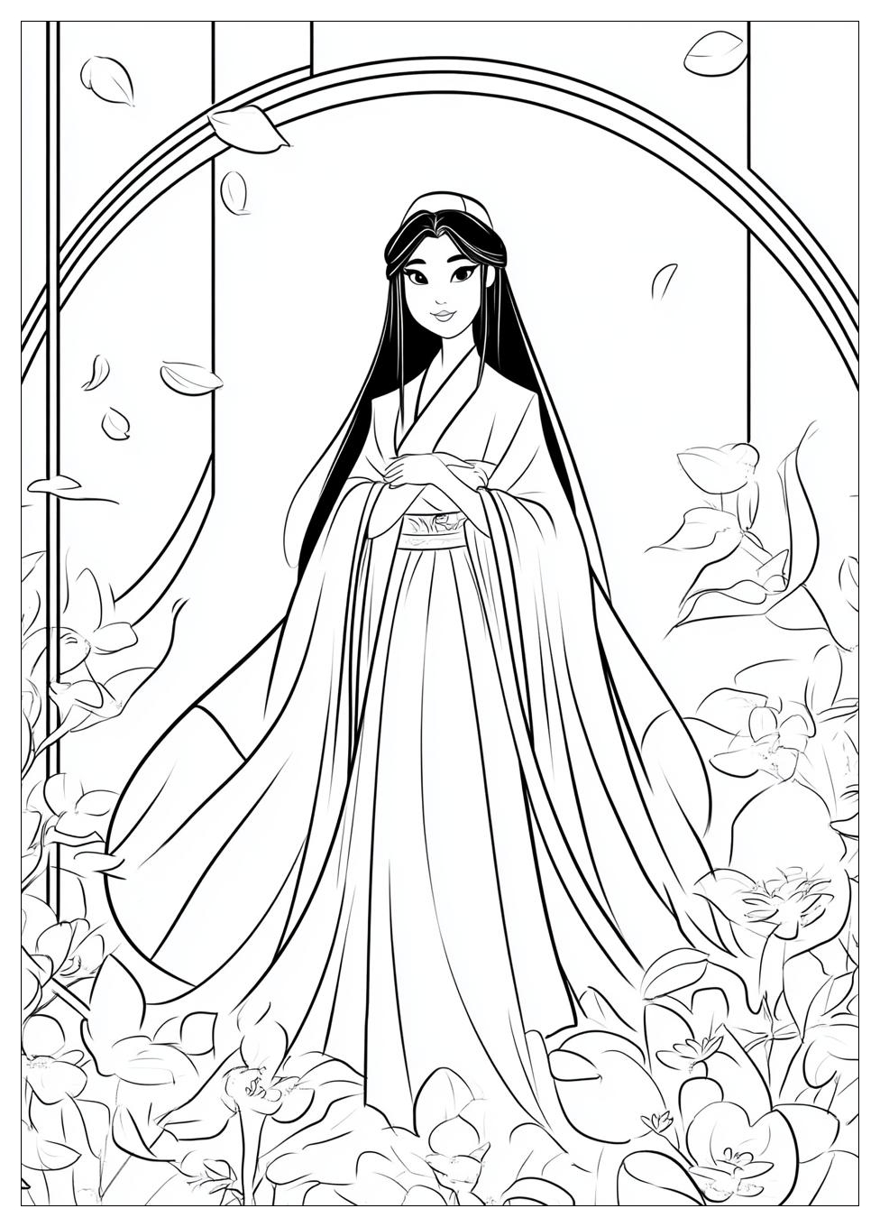 Kolorowanki Do Druku Mulan 13