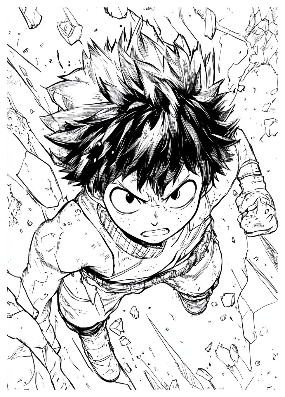 Kolorowanki Do Druku My Hero Academia 1