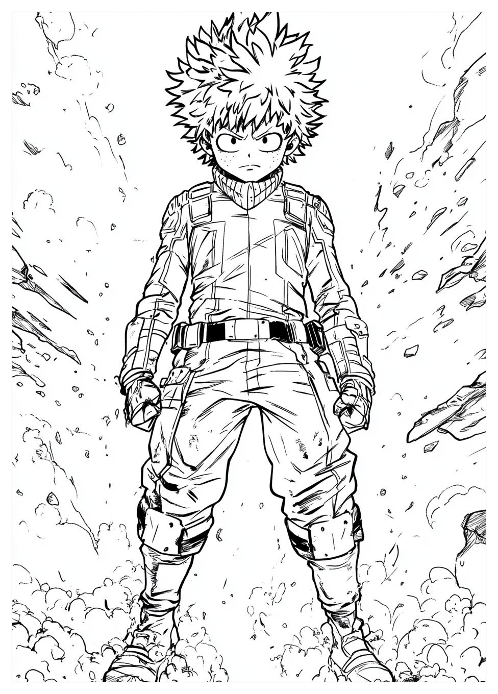 Kolorowanki Do Druku My Hero Academia 12