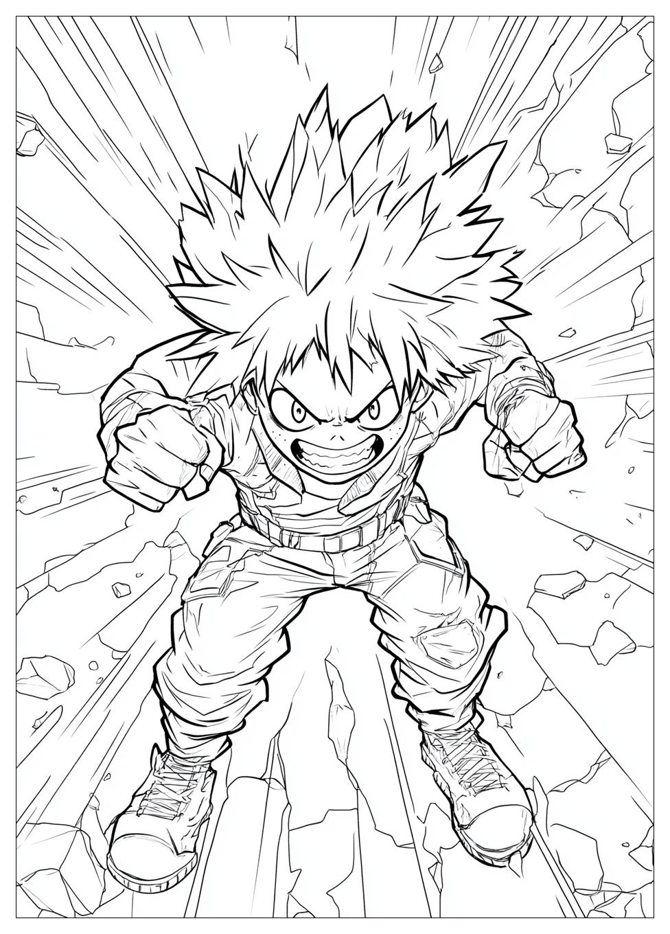 Kolorowanki Do Druku My Hero Academia 17