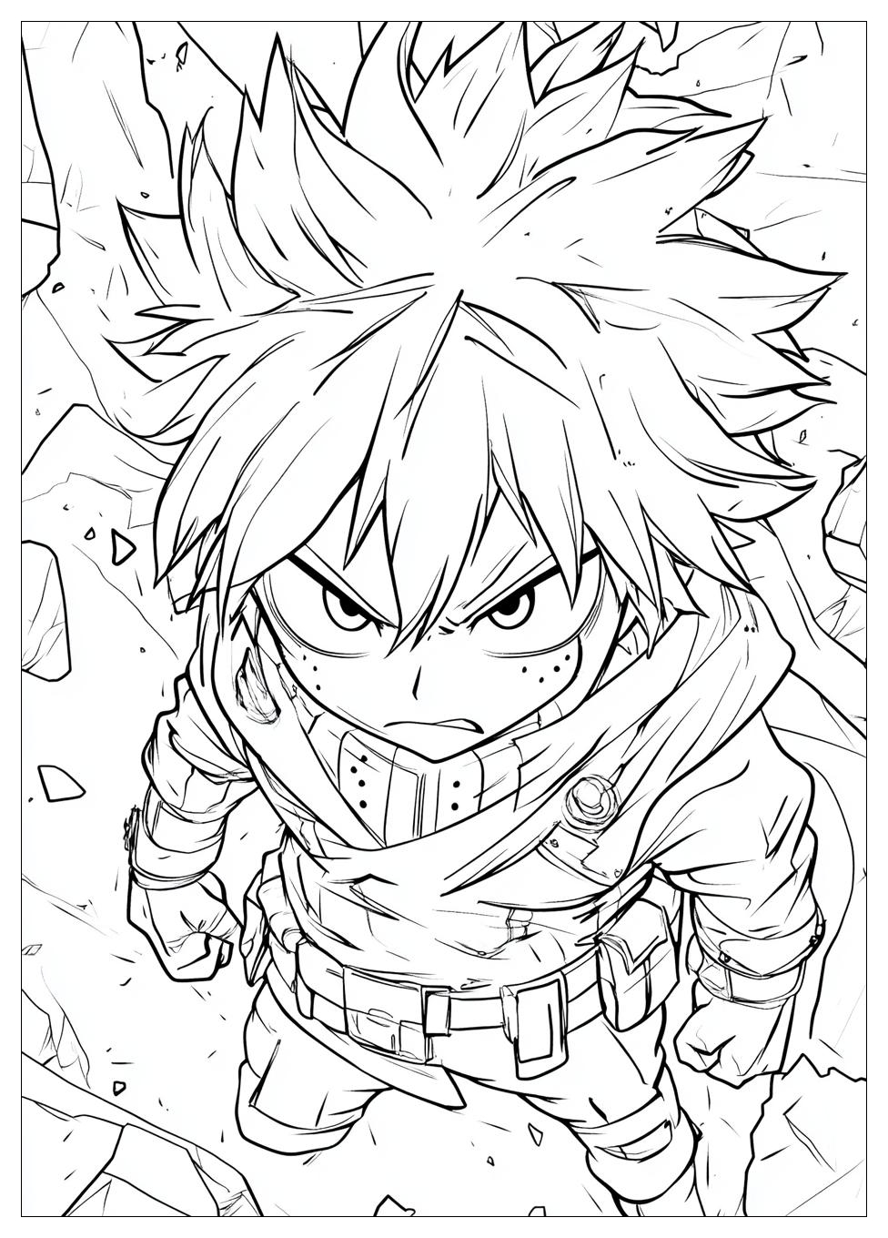Kolorowanki Do Druku My Hero Academia 18