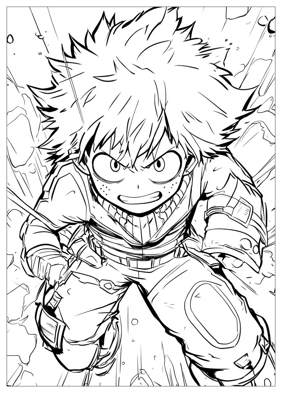 Kolorowanki Do Druku My Hero Academia 19