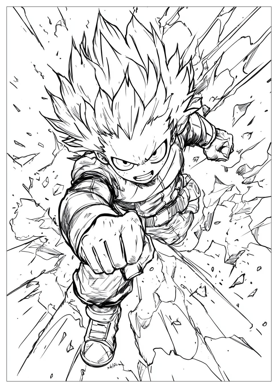 Kolorowanki Do Druku My Hero Academia 4
