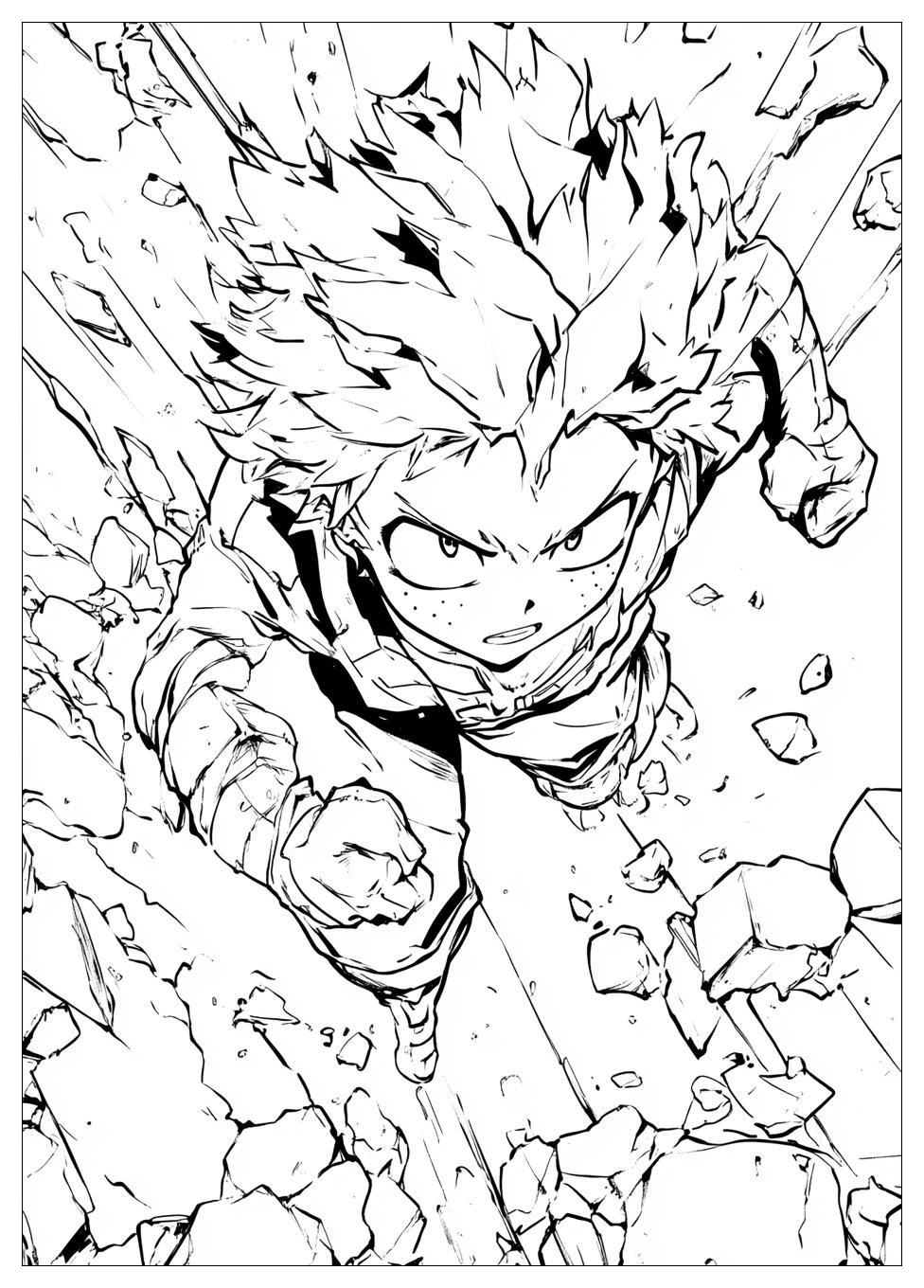 Kolorowanki Do Druku My Hero Academia 9