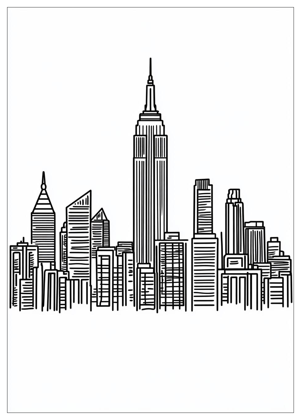 Kolorowanki Do Druku New York 1