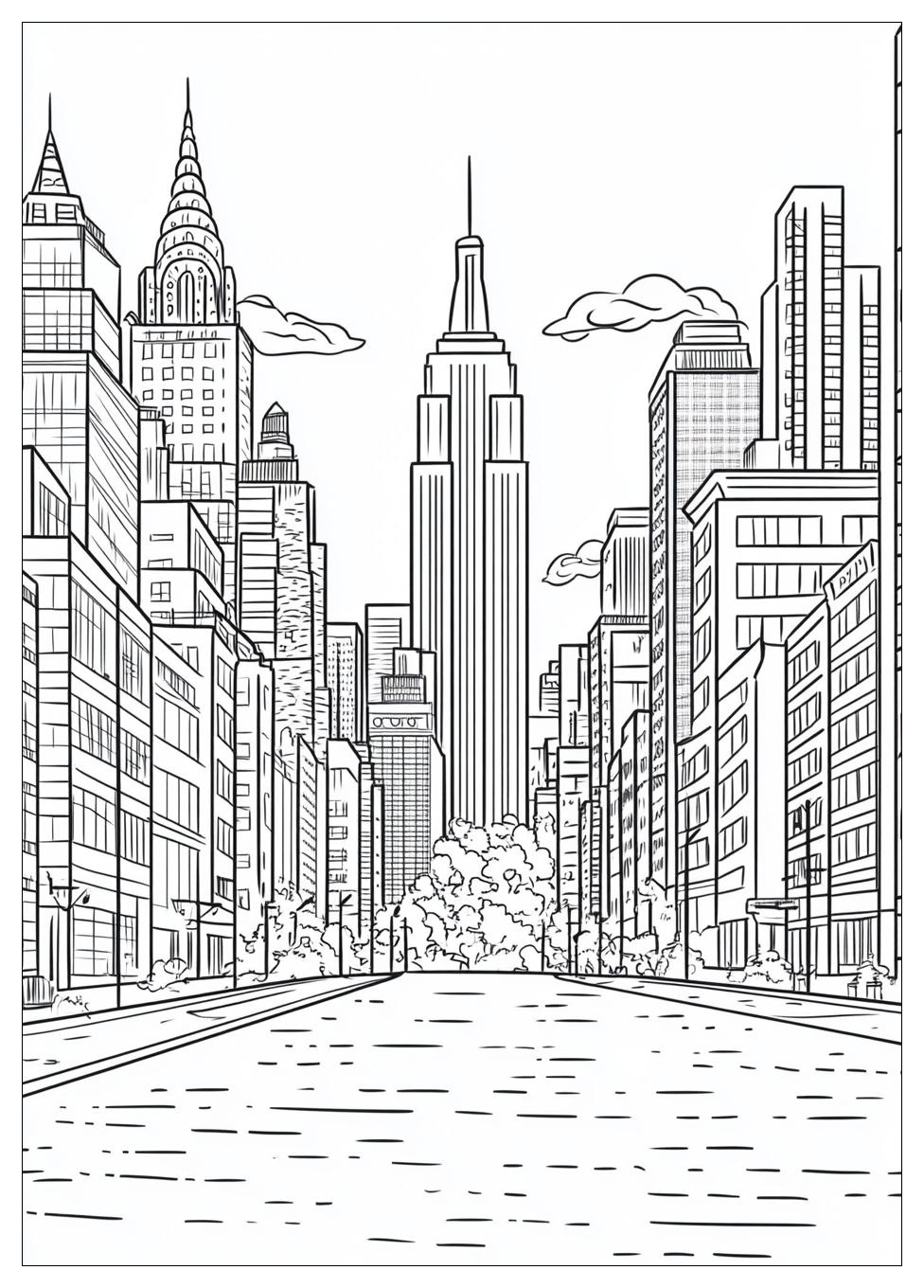 Kolorowanki Do Druku New York 17