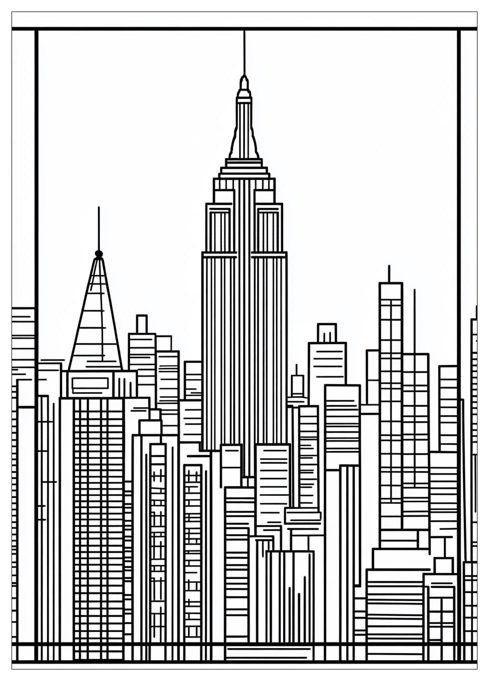 Kolorowanki Do Druku New York 2