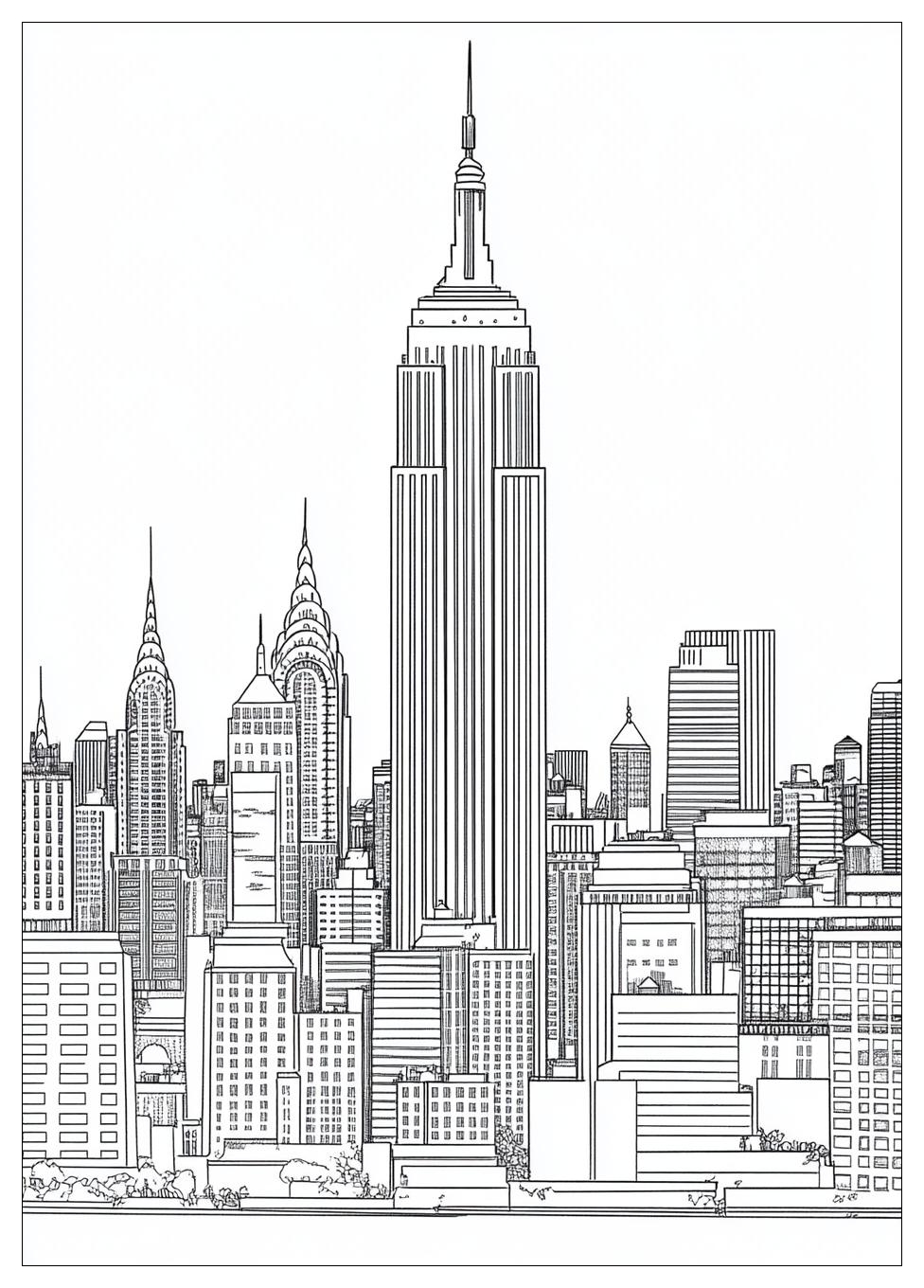 Kolorowanki Do Druku New York 21