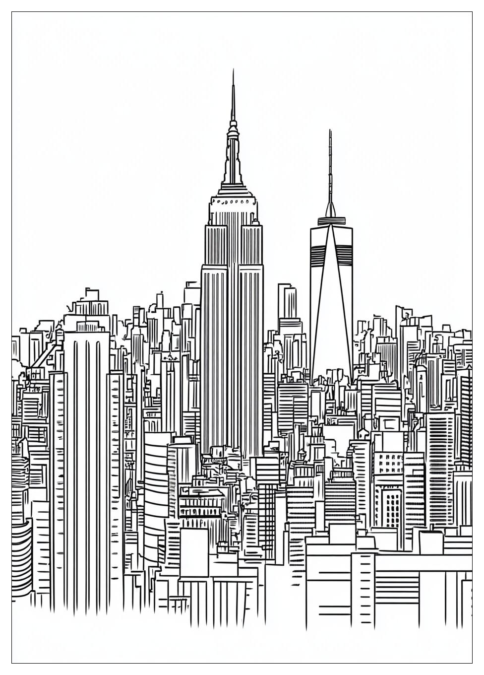 Kolorowanki Do Druku New York 22